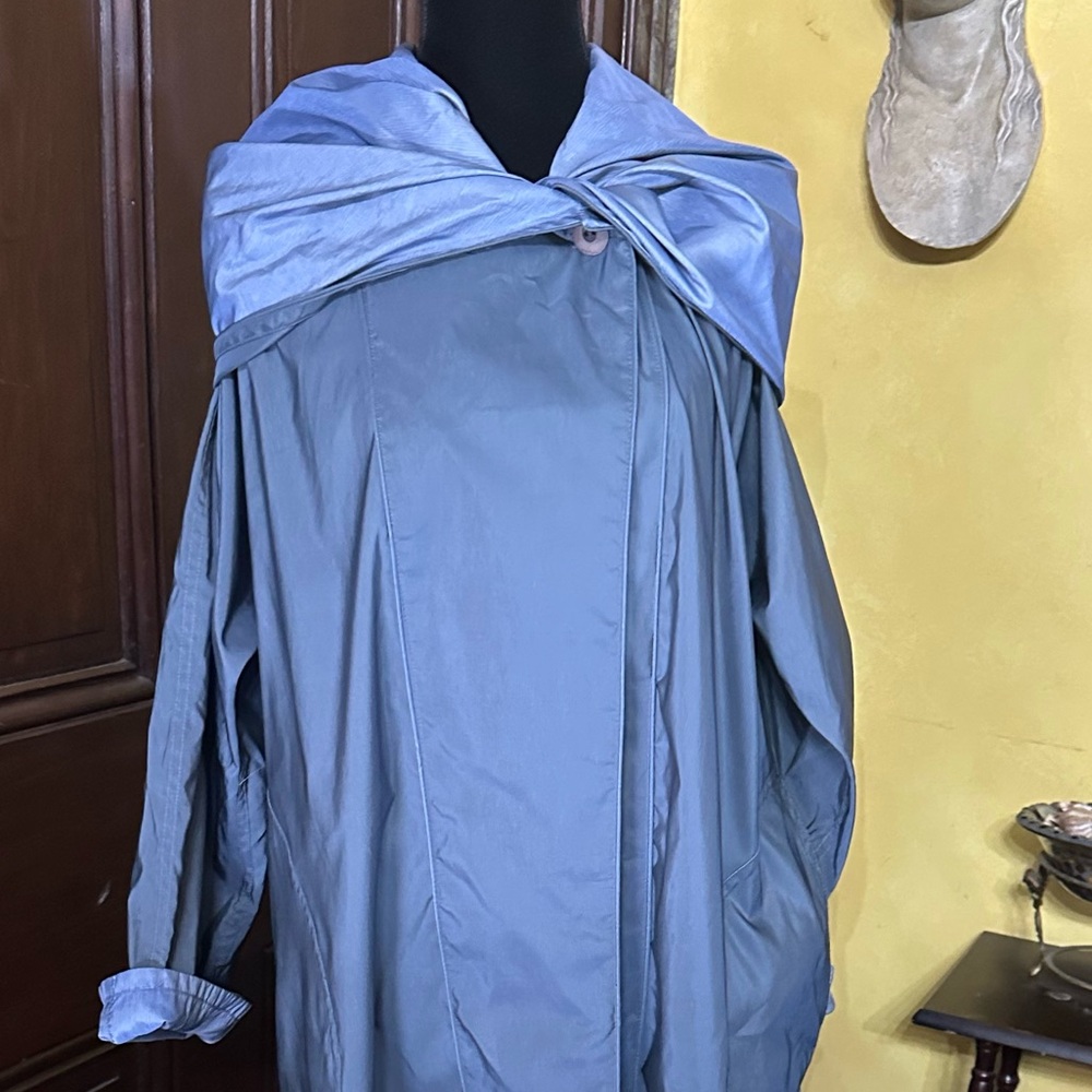 Mycra-Pac designer wear full length raincoat S/M petite